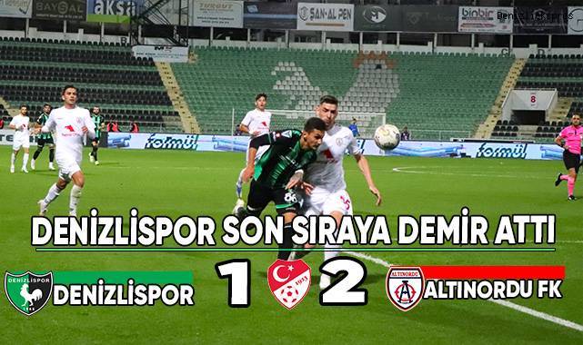 Spor Toto 1. Lig: Denizlispor: 1 - Altınordu: 2