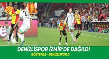 Spor Toto 1. Lig: Göztepe: 5 - Denizlispor: 0