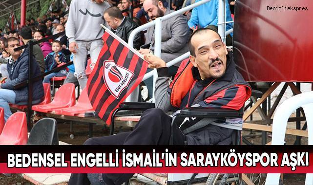 Tekerlekli sandalyesiyle takımını yalnız bırakmıyor