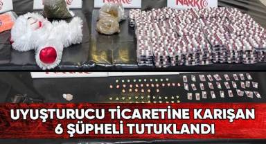 Uyuşturucu ticaretine karışan 6 şüpheli tutuklandı