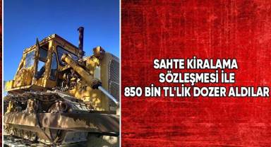 3 ile satılan dozeri Kayseri polisi Denizli'de buldu