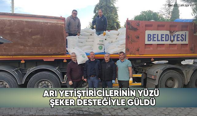 Arı yetiştiricilerinin yüzü şeker desteğiyle güldü