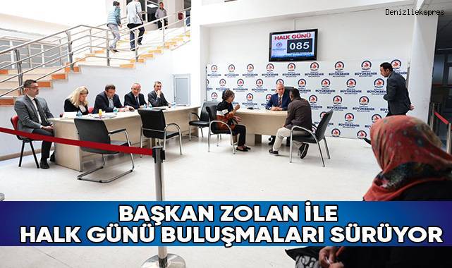 Başkan Zolan İle Halk Günü Buluşmaları Sürüyor