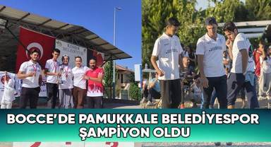 Bocce’de Pamukkale Belediyespor Şampiyon Oldu