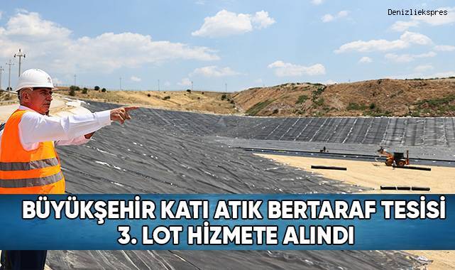 Büyükşehir’in dev çevre yatırımı tamamlandı