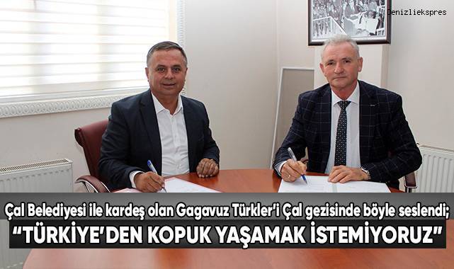 Çal ile Tomay Kardeş Kent Oluyor