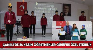 Çameli'de Öğretmenler Günü'ne Özel Etkinlik