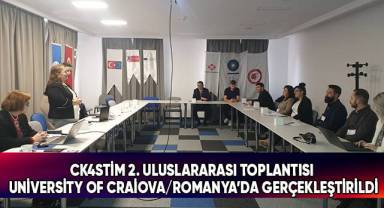 CK4Stim 2. Uluslararası Toplantısı University Of Craiova/Romanya’da Gerçekleştirildi