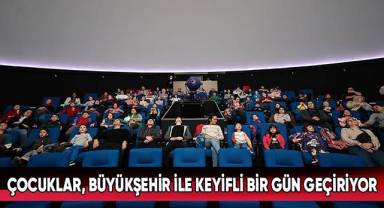 Çocuklar, Büyükşehir İle Keyifli Bir Gün Geçiriyor