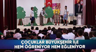 Çocuklara tiyatro ile çevre bilinci aşılanıyor