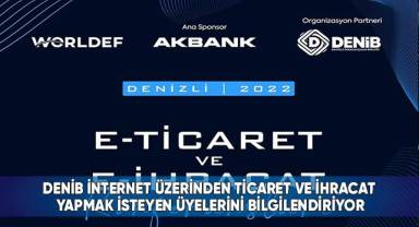 DENİB internet üzerinden ticaret ve ihracat yapmak isteyen üyelerini bilgilendiriyor