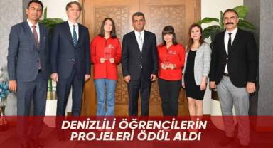 Denizlili öğrencilerin projeleri ödül aldı