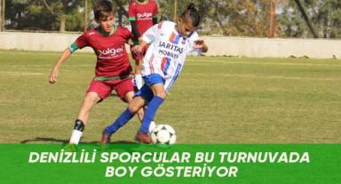 Denizlili sporcular bu turnuvada boy gösteriyor