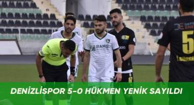 Denizlispor 5-0 hükmen yenik sayıldı