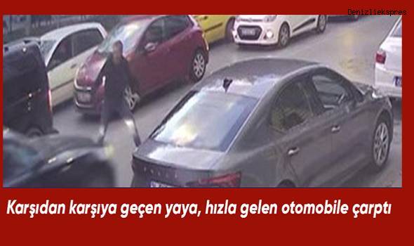 Dikkatsiz yaya az daha canından oluyordu
