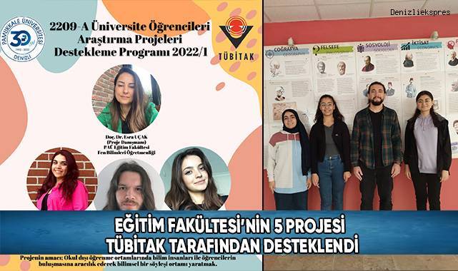 Eğitim Fakültesi’nin 5 Projesi Tübitak Tarafından Desteklendi