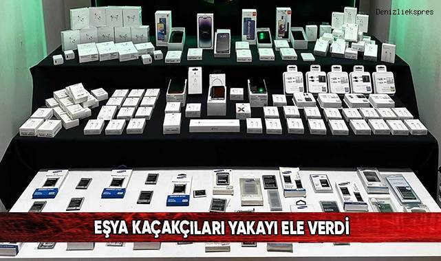 Eşya kaçakçıları yakayı ele verdi
