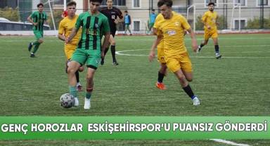 Genç horozlar Eskişehirspor’u puansız gönderdi
