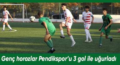 Genç horozlar Pendikspor’u 3 gol ile uğurladı