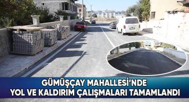 Gümüşçay Mahallesi’nde Yol Ve Kaldırım Çalışmaları Tamamlandı