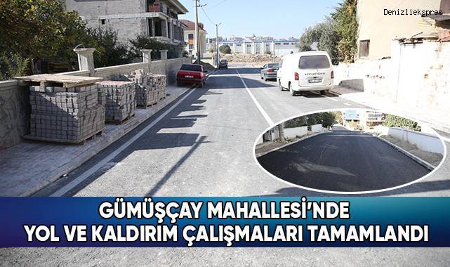 Gümüşçay Mahallesi’nde Yol Ve Kaldırım Çalışmaları Tamamlandı