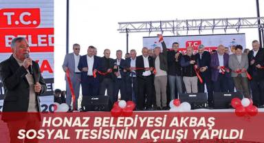 Honaz Belediyesi Akbaş Sosyal Tesisinin Açılışı Yapıldı
