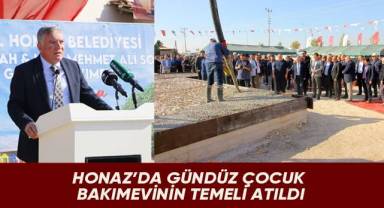 Honaz’da Gündüz Çocuk Bakımevinin Temeli Atıldı