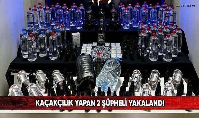 Kaçakçılık yapan 2 şüpheli yakalandı