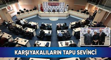Karşıyakalıların Tapu Sevinci