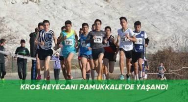 Kros heyecanı Pamukkale’de yaşandı