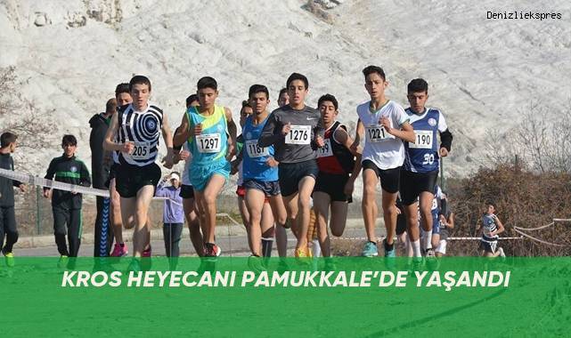 Kros heyecanı Pamukkale’de yaşandı