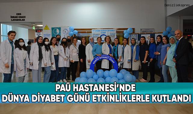 Paü Hastanesi’nde Dünya Diyabet Günü Etkinliklerle Kutlandı