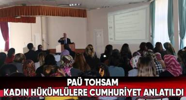 PAÜ TOHSAM Bozkurt İnfaz Kurumunda Konferans Düzenledi