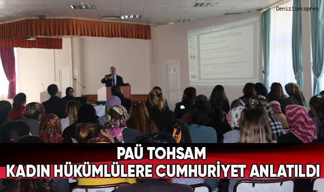 PAÜ TOHSAM Bozkurt İnfaz Kurumunda Konferans Düzenledi