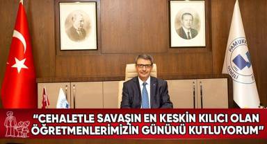 Rektör Kutluhan’dan “24 Kasım Öğretmenler Günü” Mesajı