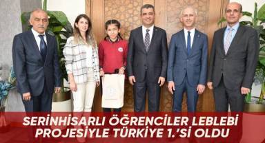 Serinhisarlı öğrenciler leblebi projesiyle Türkiye 1.’si oldu