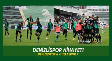 Spor Toto 1. Lig: Denizlispor: 4 - Tuzlaspor: 3