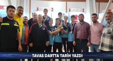 Tavas dartta tarih yazdı