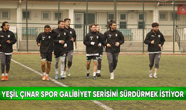 Yeşil Çınar Spor galibiyet serisini sürdürmek istiyor