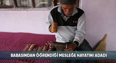 10 yaşında başladığı mesleği 67 yıldır yapıyor