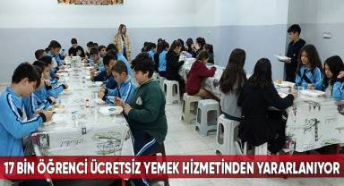 17 Bin Öğrenci Ücretsiz Yemek Hizmetinden Yararlanıyor