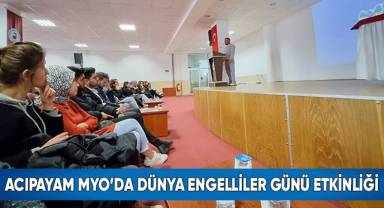 Acıpayam MYO’da Dünya Engelliler Günü Etkinliği