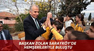 Başkan Zolan Sarayköy’de hemşerileriyle buluştu