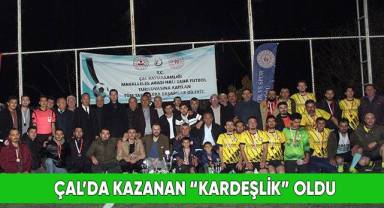 Büyük Çal Ailesi’nin gençleri futbol turnuvasında kaynaştı.