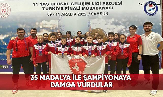 Büyükşehir yüzme takımı başarıya doymuyor