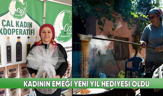 Çal’ın üreten kadınları, firmalardan yılbaşı paketi siparişlerini almaya başladı