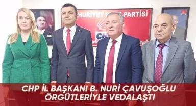 CHP Denizli İl Başkanı Bülent Nuri Çavuşoğlu Milletvekilliği Aday Adaylığı için istifasını açıkladı