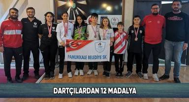 Dartçılardan 12 Madalya