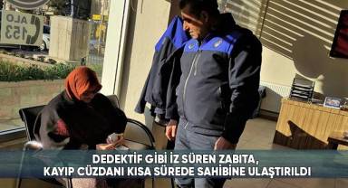 Dedektif Gibi İz Süren Zabıta, Kayıp Cüzdanı Kısa Sürede Sahibine Ulaştırıldı