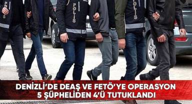 Denizli’de DEAŞ Ve FETÖ’ye Operasyon